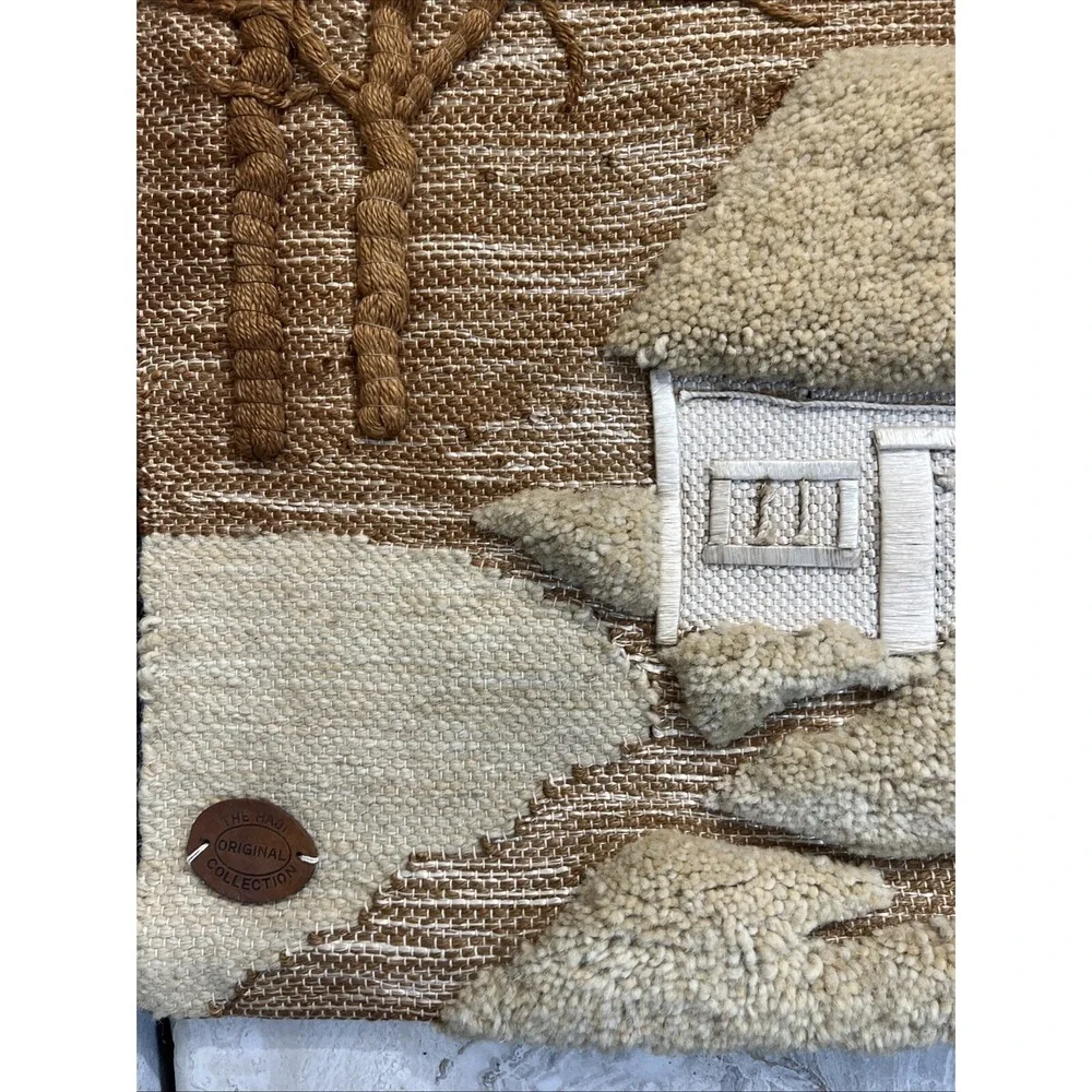 Vintage Countryside Cottage Wall Hanging Tapestry Woven Home Decor